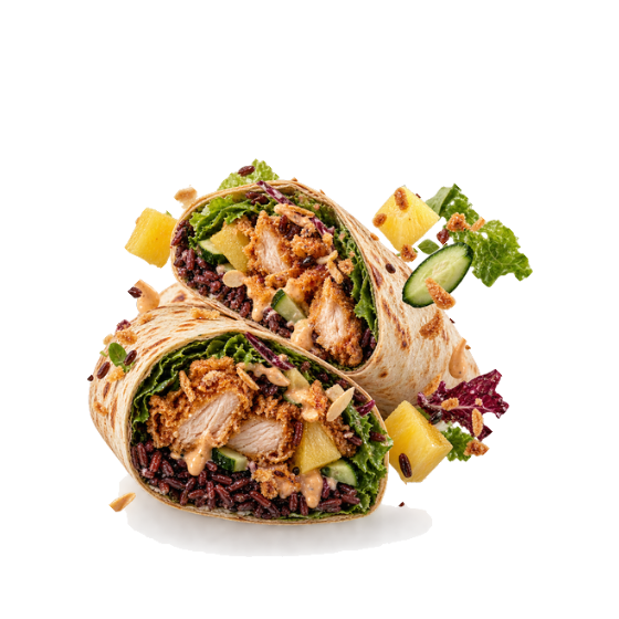 Poké Kamoa Wrap