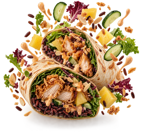 Poké Kamoa Wrap